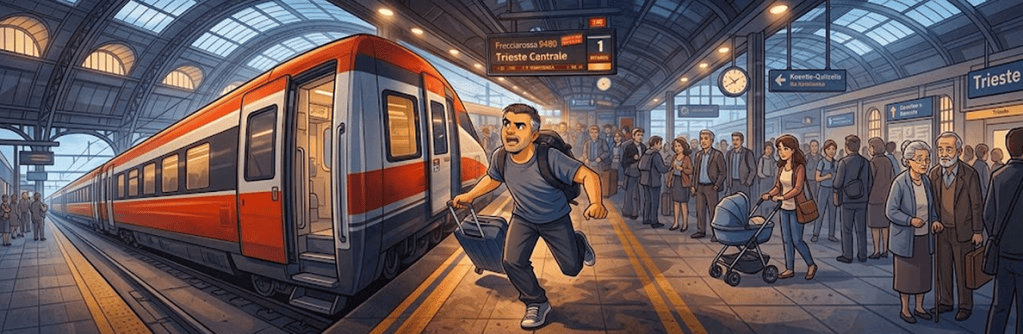 Ero in ritardo